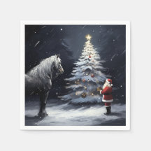 Stille Nacht - Schönes Pferd und Weihnachten