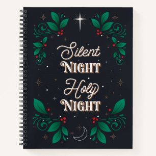 Stille Nacht, Skizze der heiligen Nacht Notizbuch