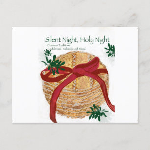 Stille Nacht Süße Traditionen Urlaub Postkarte