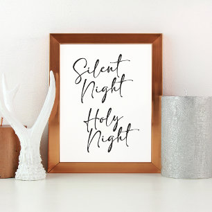 Stille Nacht Weihnachten Poster