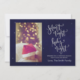 Stille Nacht   Weihnachtskarte Feiertagskarte