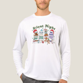 Stille Nacht Weihnachtskrankenschwester, Festliche Tri-Blend Shirt