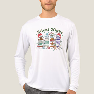 Stille Nacht Weihnachtskrankenschwester, Festliche Tri-Blend Shirt
