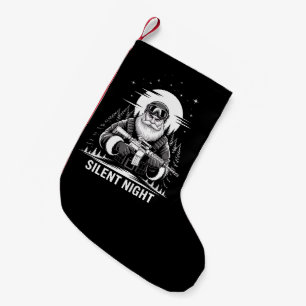 Stille Nacht Weihnachtsmann Weihnachten Militär Ve Kleiner Weihnachtsstrumpf