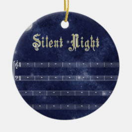Stille Nachtdekoration - nächtlicher Himmel Keramik Ornament