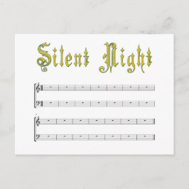 Stille Nachtkarte Postkarte