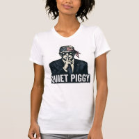 Stille Piggy Politische Satire Wahl