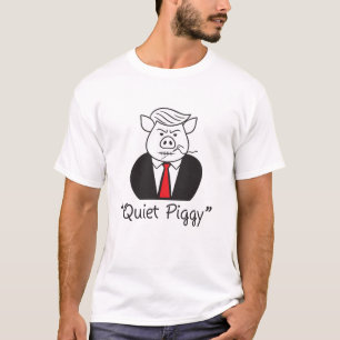 Stille Piggy - Zugenäht. T-Shirt