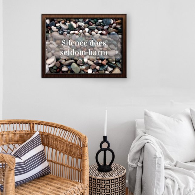 Stille schadet motivierend Plakaten selten Poster (Von Creator hochgeladen)