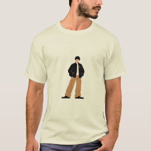 Stille Seele – Anime-Junge Ästhetik-Kunst T-Shirt