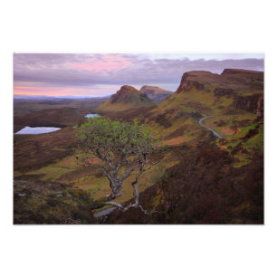 Stille Sonnenaufgangslandschaft auf dem Auge Fotodruck