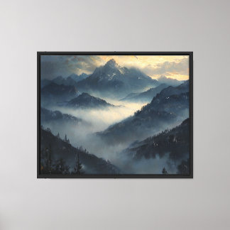 Stille Spitzen Leinwanddruck