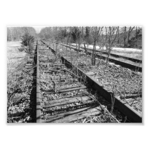 Stille Tracks 7x5 Schwarz und Weiß Fotografie Pri