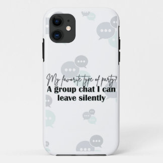 "Stille Verlass" - Funny Introvertierte Zitat Tele Case-Mate iPhone Hülle