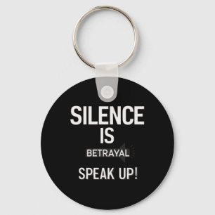 Stille Verräyal Speak Justice Sticker Schlüsselanhänger