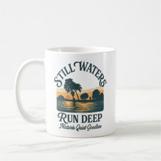 Stille Wasser sind tief – Naturlandschaft Kaffeetasse