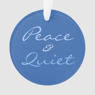 Stille Weihnachten - Ihr Text auf der Rückseite bl Ornament