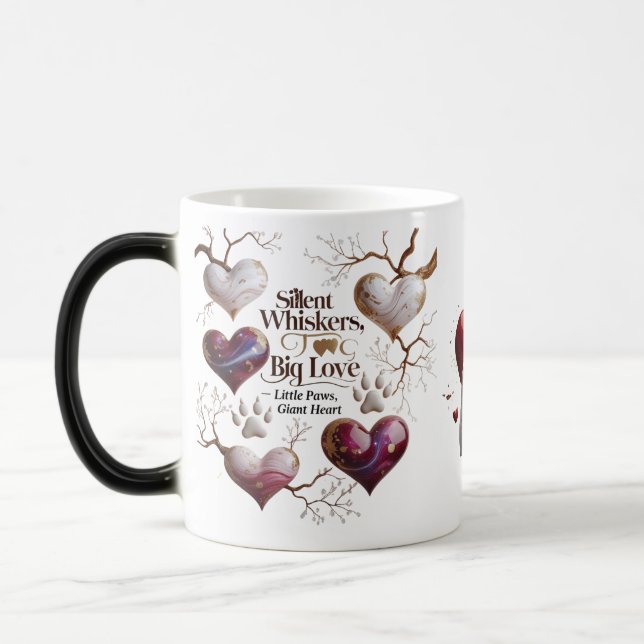 Stille Whiskers Magic Tasse - Morphing Liebe (Links)