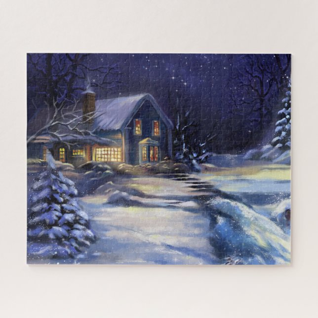 Stille Winternacht Puzzle (Horizontal)