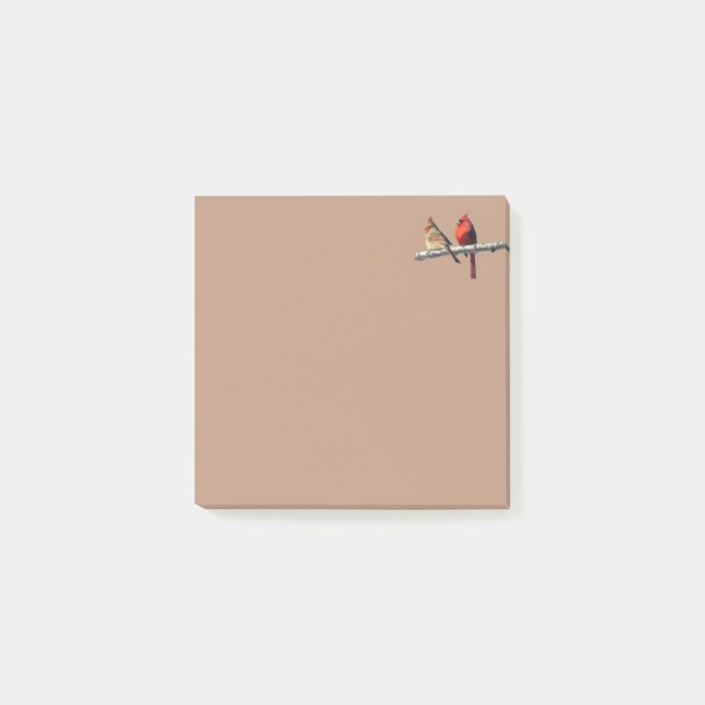 Stille Wunder posten es notiert Kardinal. Post-it Klebezettel (Vorderseite)