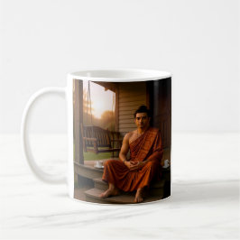 Stille Zeit Mit Buddha Tasse