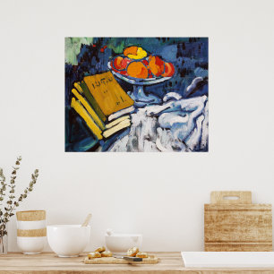 Stilleben Bücher und Schale   Maurice de Vlaminck  Poster