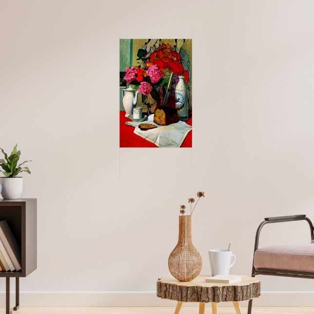 Stilleben in der chinesischen Malerei  Poster (Wohnzimmer 3)