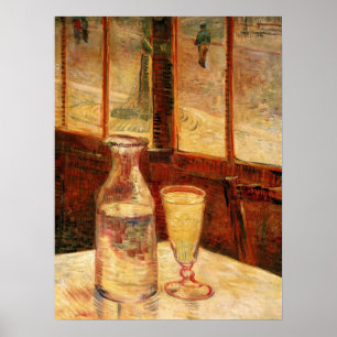 Stilleben mit Absinth von Vincent van Gogh Poster