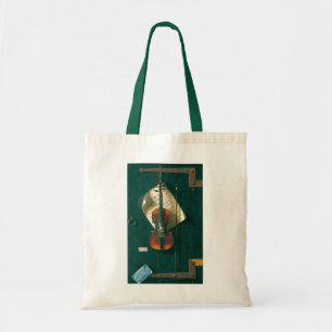 Stilleben mit alter Violine von William Michael Ha Tragetasche