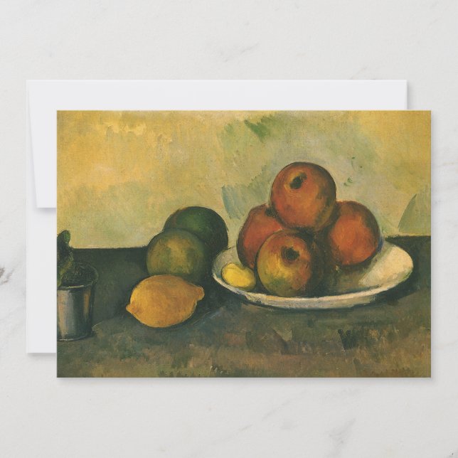 Stilleben mit Äpfeln von Paul Cezanne (Vorderseite)