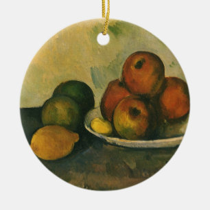 Stilleben mit Äpfeln von Paul Cezanne Keramikornament