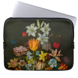 Stilleben mit Blumen in einer Wan-Li-Vase Laptopschutzhülle