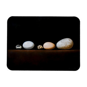 Stilleben mit Eiern – Realistische Malerei Kunst Magnet