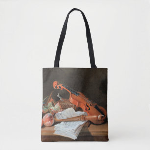 Stilleben mit einer Violine feine Kunst Tasche