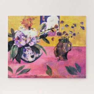 Stilleben mit kopfförmiger Vase Paul Gauguin