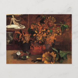 Stilleben mit L'Esperance (Hoffnung) von Paul Gaug Postkarte