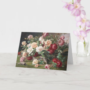 Stilleben mit Rosen Karte