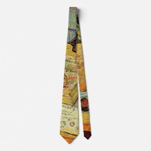 Stilleben mit Zeichenbrett von Vincent van Gogh Krawatte