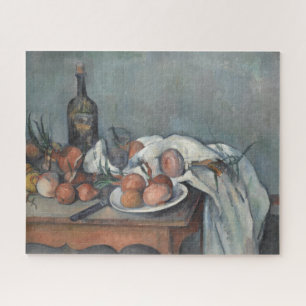 Stilleben mit Zwiebeln, Ölgemälde, Paul Cezanne
