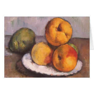 Stilleben Quitte, Äpfel, Birnen von Paul Cezanne
