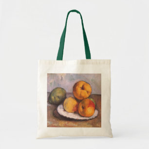 Stilleben Quitte, Äpfel, Birnen von Paul Cezanne Tragetasche