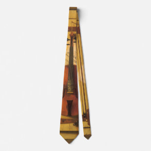 Stilleben Violine und Noten von William Harnett Krawatte