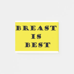 Stillen ist das Beste Post-it Klebezettel