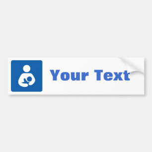 Stillen/Krankenpflege-Ikone Autoaufkleber