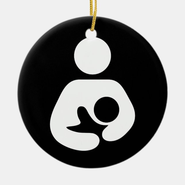 Stillen/Krankenpflege-Ikone Keramik Ornament (Vorne)