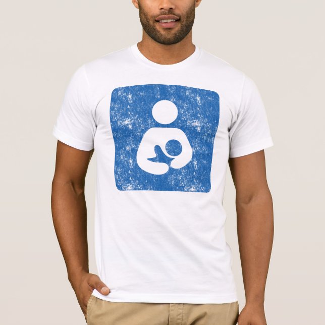 Stillen Symbol Letterpress Stilstruktur T-Shirt (Vorderseite)
