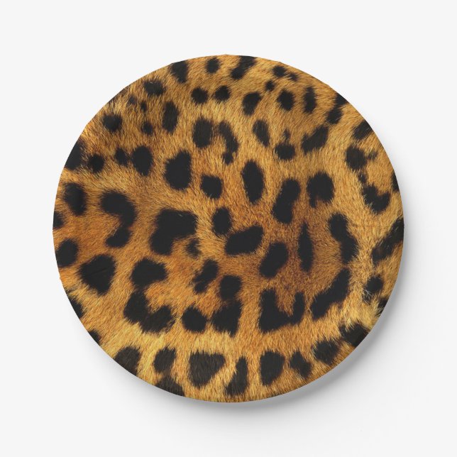 Stilleopard mit geistlicher Safari Pappteller (Vorderseite)