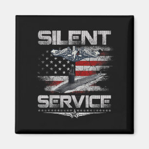 Stiller Dienst US-U-Boot-Streitkräfte Patriotische Magnet