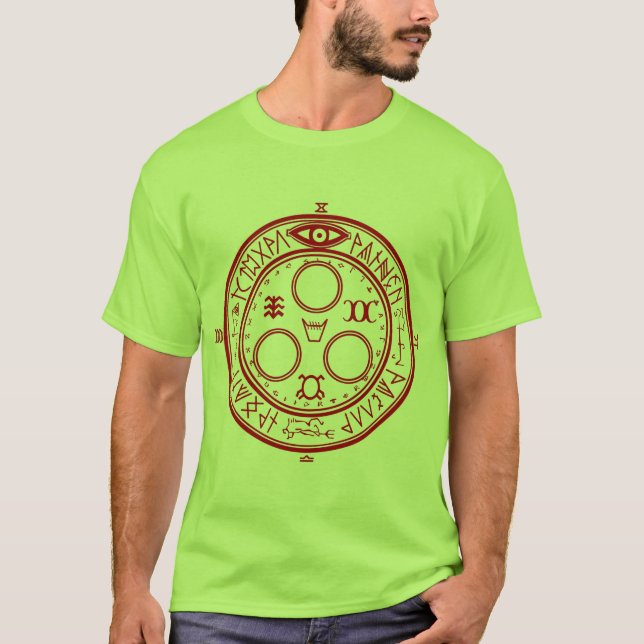 Stiller Hügel-Halo des Sun (Siegel von Metatron) T-Shirt (Vorderseite)