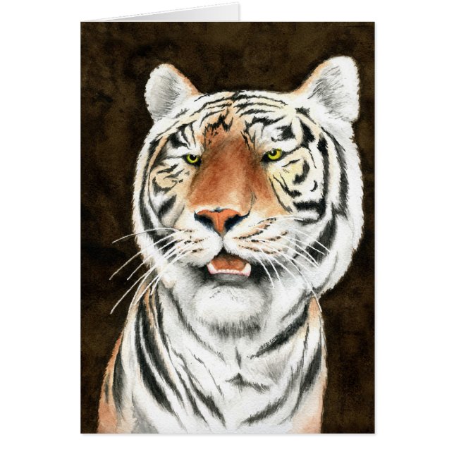 Stiller Jäger - Tiger-Karte (Vorne)